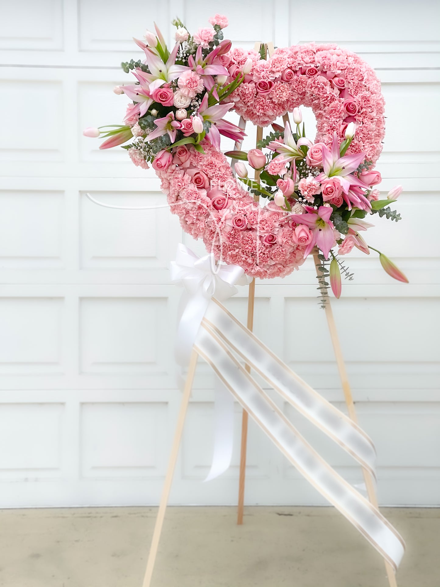 Precious Heart Sympathy Standing Spray - The price will vary depending on the style you choose.