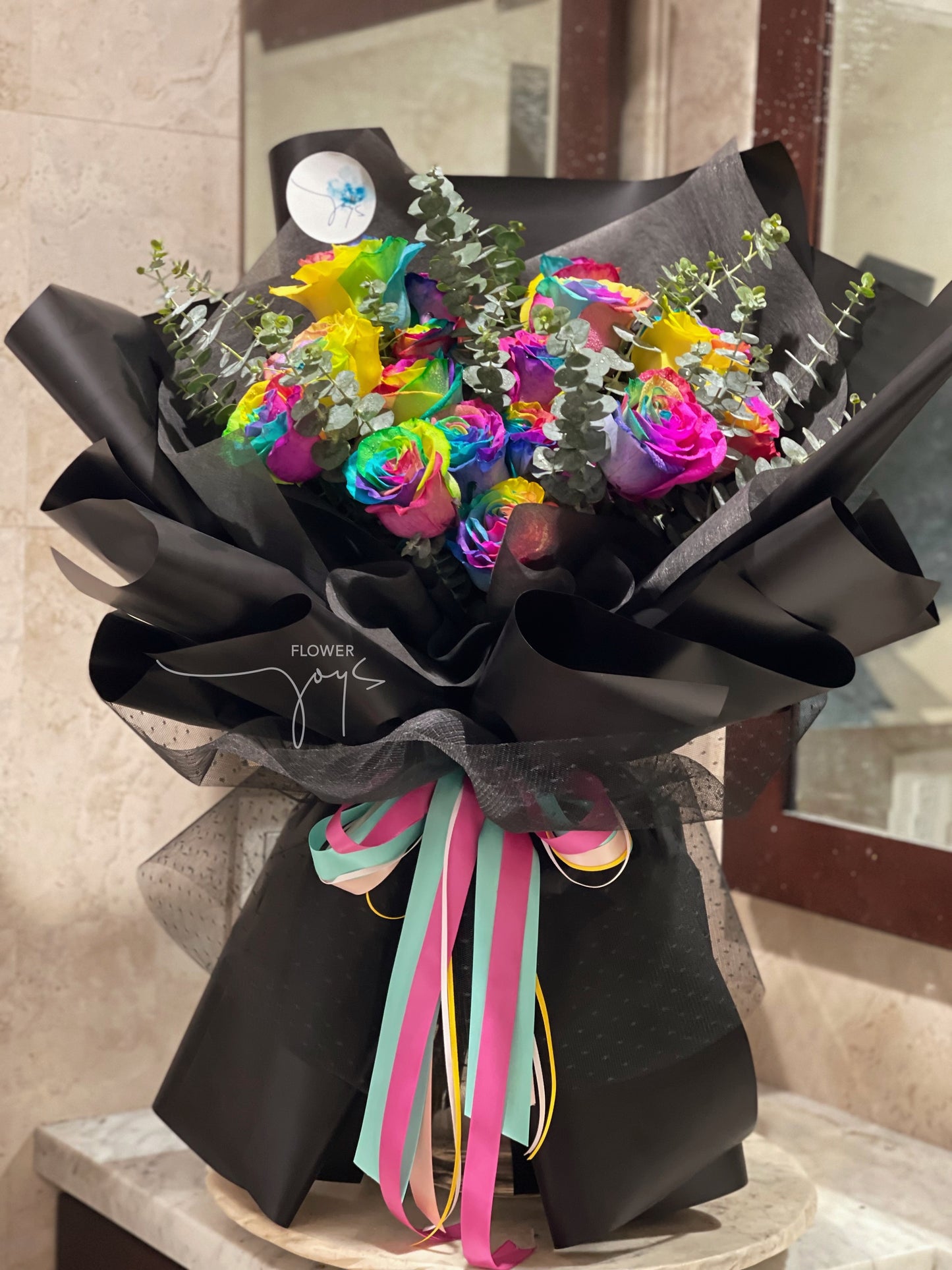 Bouquet Rainbow Rose