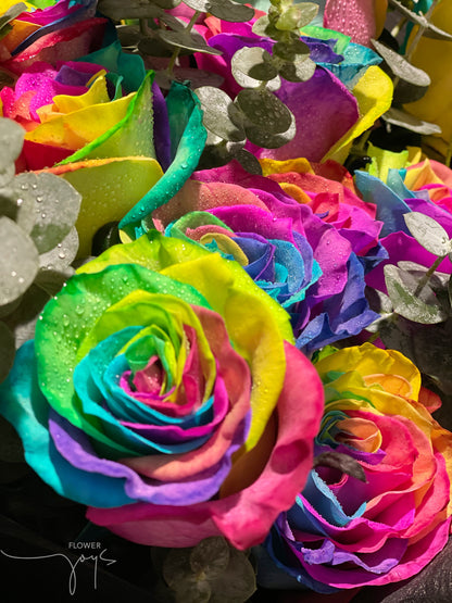 Bouquet Rainbow Rose