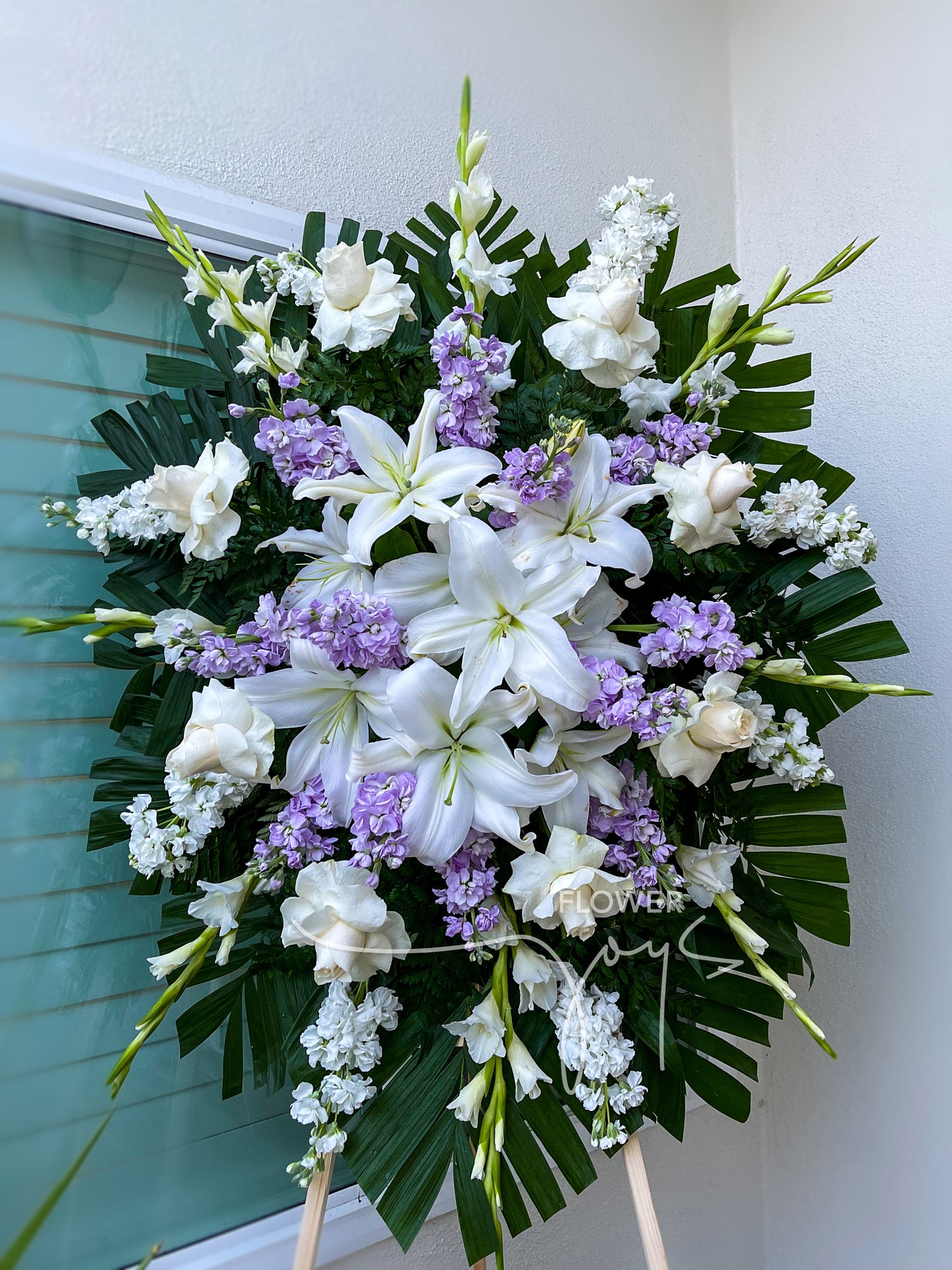 Loving Remembrance Sympathy Standing Spray - The price will vary depending on the style you choose.