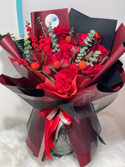 Mixed Red Bouquet